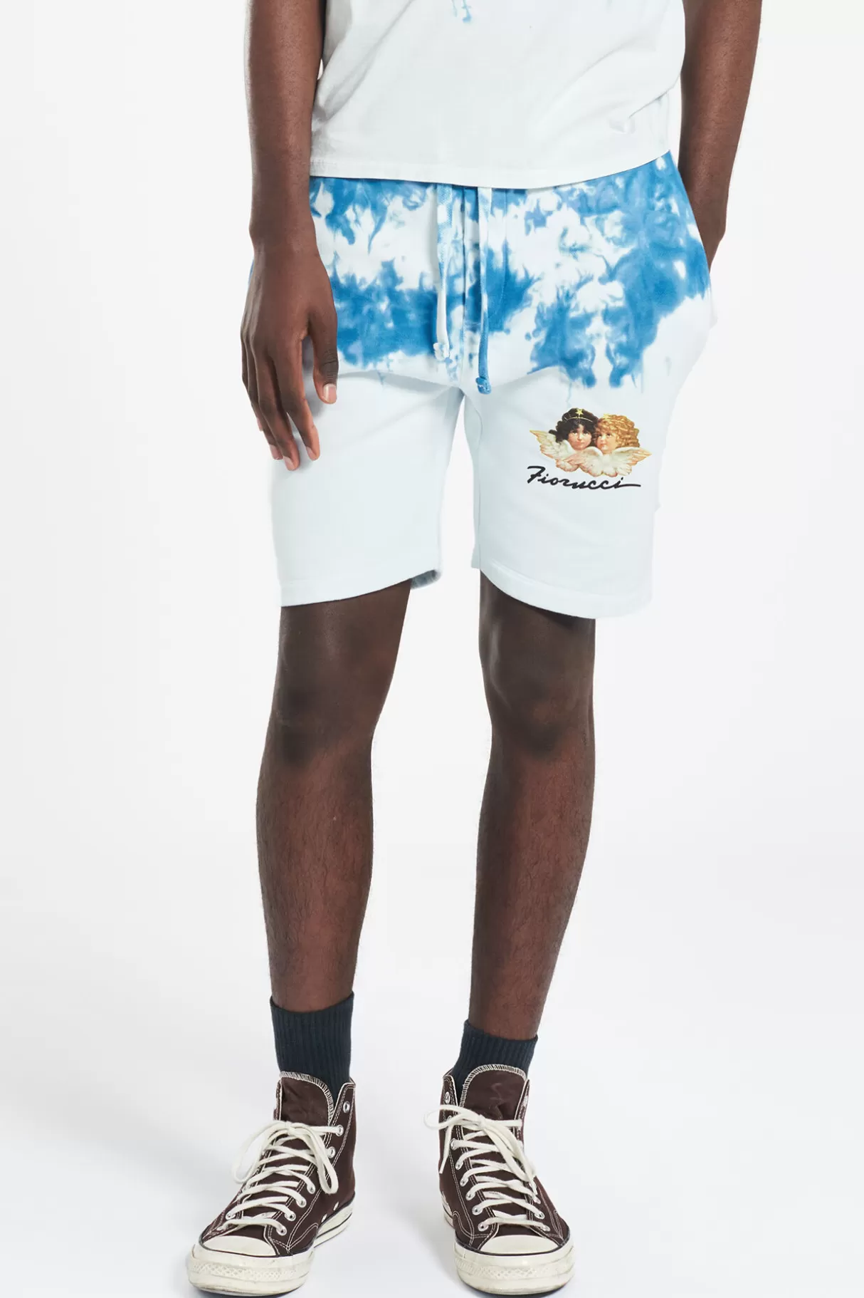 Fiorucci Ombre Angels Shorts Blue Blue-Men Outlet